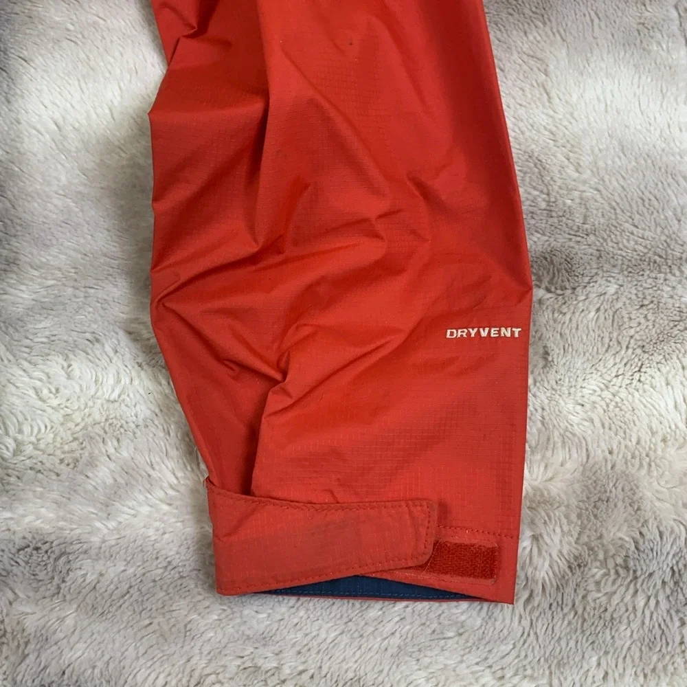 The North‎ Face DryVent Rain Jacket Mens Red Blue Hooded Shell